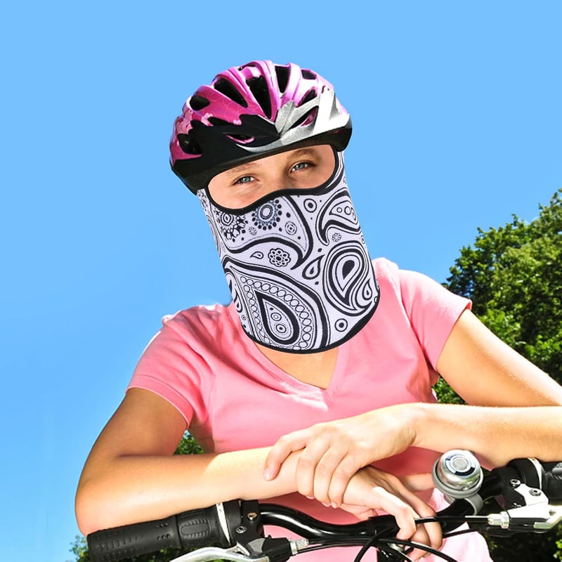 Cutewing Balaclava Mask 3D Print Full Face Mask Cooling Neck Gaiter Sun Protection Face Cover Mask Windproof Ski Mask - Image 5